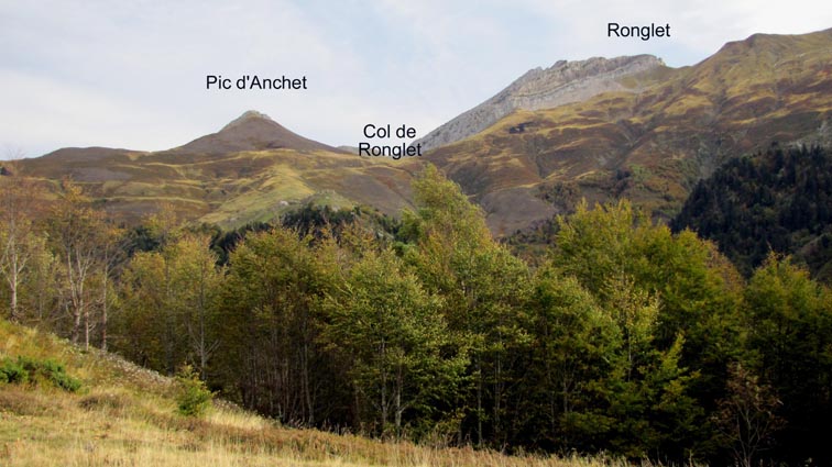 Pic d'Anchet et Ronglet