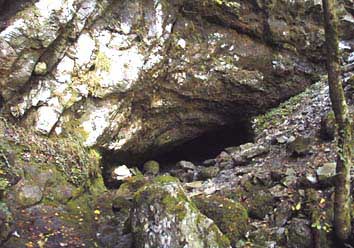 Grotte résurgence de la petite Bidouze.