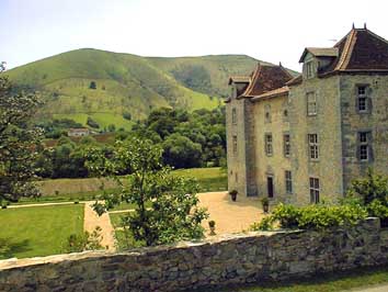 Hocha Handia vu du château d'Olce à Iholdy.