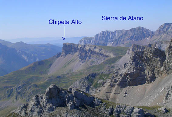Chipeta Alto et Sierra de Alano.