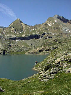 Le lac d'Estaens.