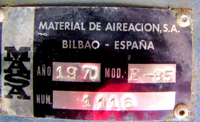 Le matériel vient de Bilbao (Pays basque).