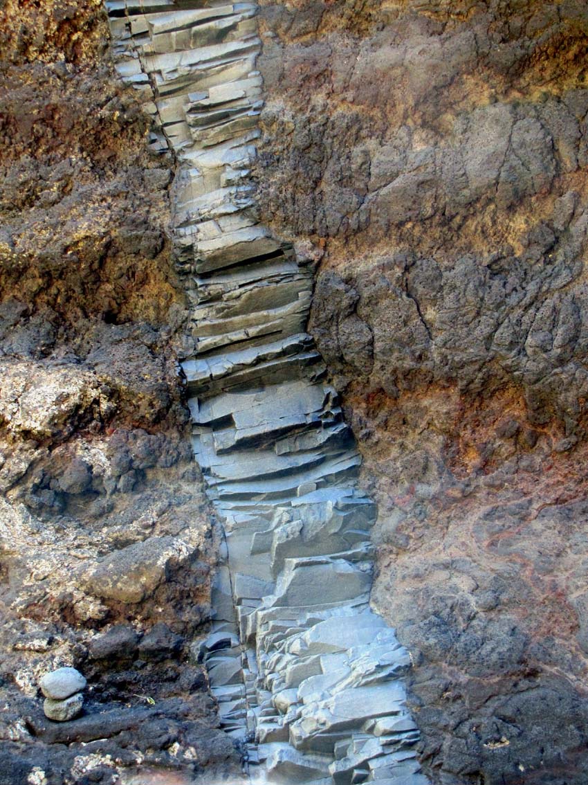 Veine de basalte